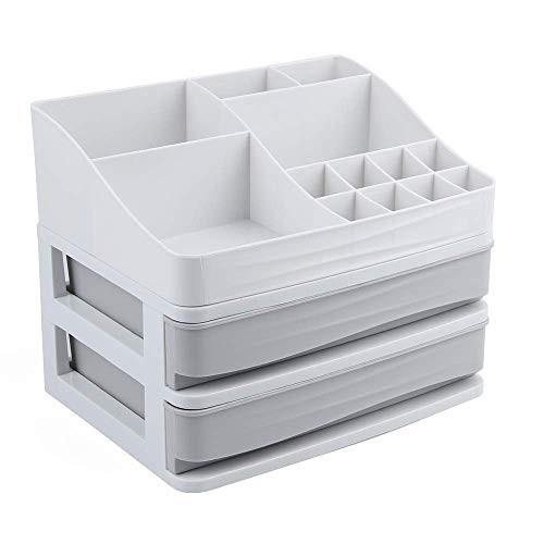 Multifunction Desk Organizer With Drawer, Office Supplies Desk Accessories Storage,Desk Organizers and Storage,Cosmetics Box Storage,Makeup Organizer with Drawers,Makeup Organizer Countertop