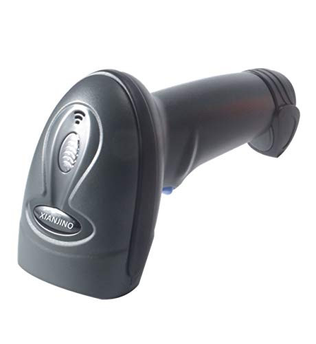 XIANJINO 2D Barcode Scanner USB Wired Handheld Automatic QR Datamatrix PDF417 bar Codes Imager for Mobile Payment Computer Screen Scan Support Windows Mac and Linux PC POS XJ3803