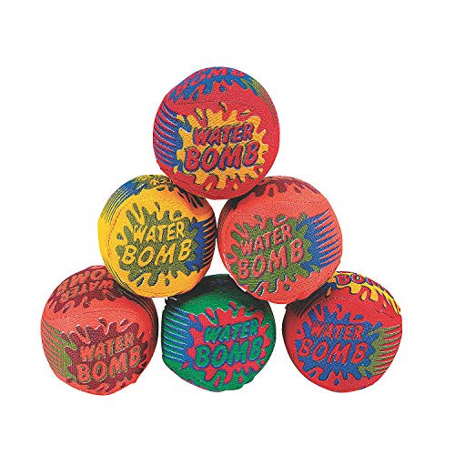 Fun Express - Water Bomb Soaker Balls ii - Toys - Active Play - Water Toys - 12 Pieces