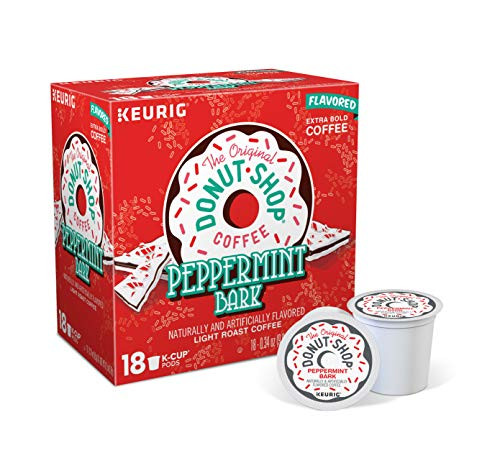 The Original Donut Shop Peppermint Bark K-cups by Donut Shop Classics (18 Count) The Original Donut Shop Peppermint Bark K-cups by Donut Shop Classics (18 Count)