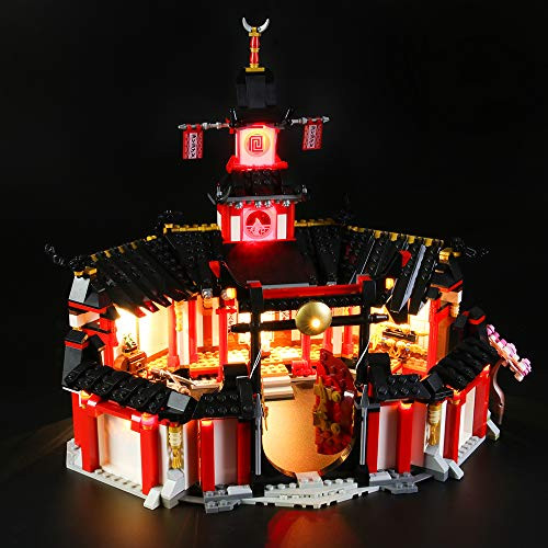 LIGHTAILING Light Set for (Ninjago Legacy Monastery of Spinjitzu) Building Blocks Model - Led Light kit Compatible with Lego 70670(NOT Included The Model)