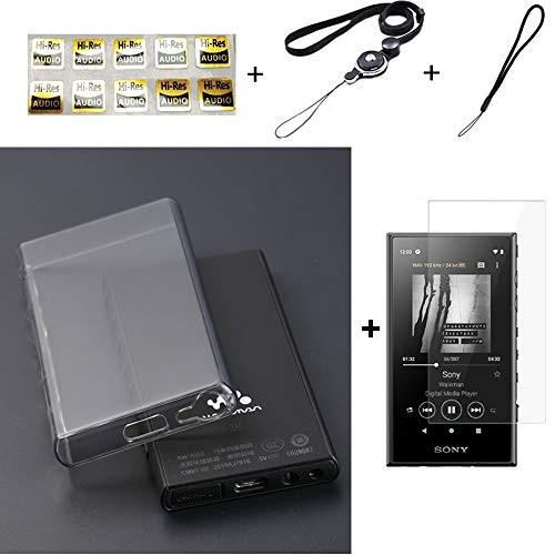 BestforYou Sony Walkman NW-A100 A105 A106 Case,Soft Clear TPU Protective Skin Case Cover for Sony Walkman NW-A100 A105 A105HN A106 A106HN A107 A100TPS (with Glass, Clear Black) BestforYou Sony Walkman NW-A100 A105 A106 Case,Soft Clear TPU Protective Skin Case Cover for Sony Walkman NW-A100 A105 A105HN A106 A106HN A107 A100TPS (with Glass, Clear Black)