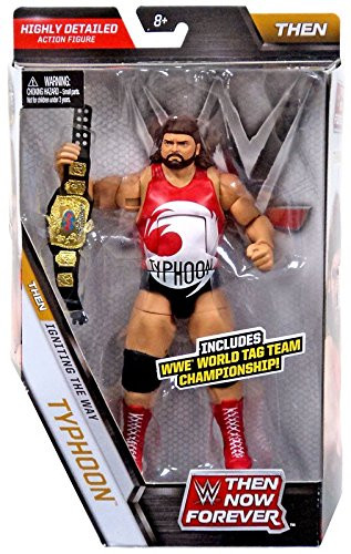 WWE, Elite Collection, Then Now Forever Typhoon (The Natural Disasters) Exclusive Action Figure, 7 Inches