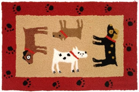 Home Comfort Four Friends Doormat-Jellybean Rug