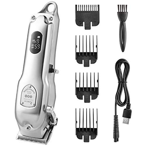 Hair Clippers for Men professional, Hair Trimmer Beard Trimmers Cordless Quiet Haircut Kit USB Rechargeable Barber Hair Cut Grooming Kit Mustache trimmer, Hair Cutting Kits for Family