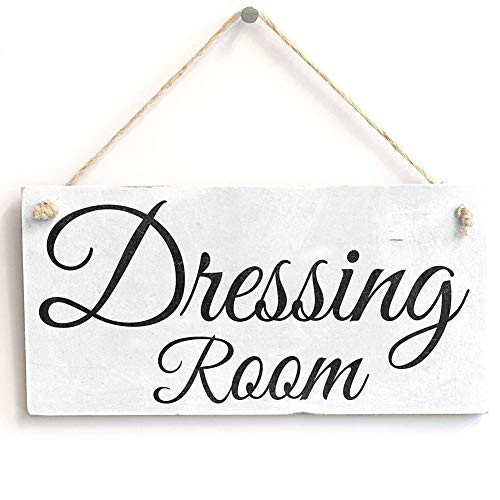 na Dressing Room - Shabby Chic Sign/Plaque 10x5 inch