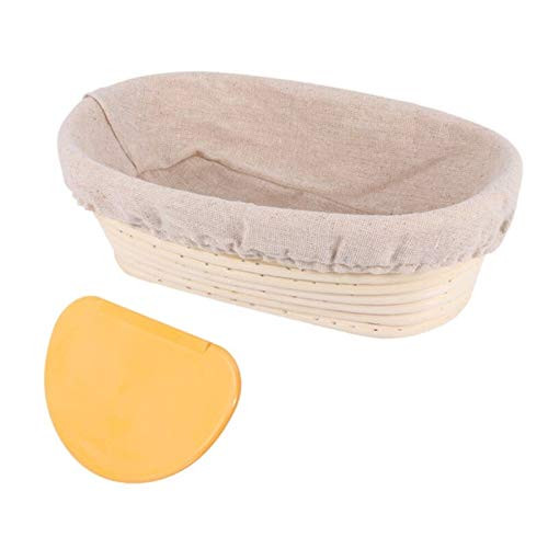 Oval Bread Banneton Proofing Basket - 10 Inch Baskets Sourdough Brotform Proofin