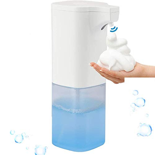 COSY Automatic Soap Dispenser, 12OZ/350ML Touchless Foaming Soap Dispensers, IPX3 Waterproof Hand Free Sensor Liquid Dispenser, Battery Operated for Kids Bathroom Kitchen Toilet Office Hotel