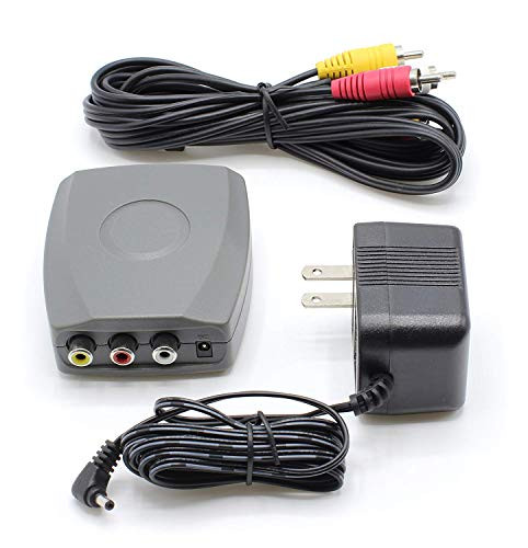 THE CIMPLE CO RF Modulator | RCA Composite to RF Coaxial | Converts Standard Definition Signals to Coax, Includes AV Cable