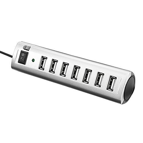 Adesso AUH-2070P - 7 Port USB 2.0 Hub Power Adapter