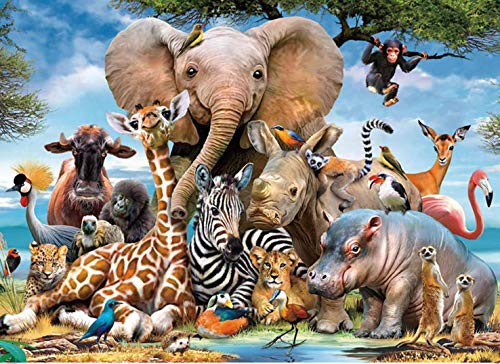 Puzzles for Adults 1000 Piece Jigsaw Puzzles - The Zoo - Puzzle Game Artwork for Teens Kids¡­