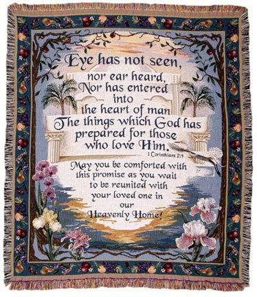 Simply Home Heavenly Home Tapestry Throw Blanket
