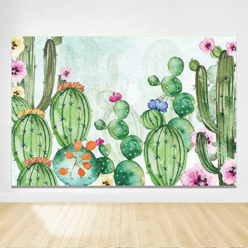 Felizotos Cactus Floral Backdrop Mexican Fiesta Baby Shower Bridal Shower Birthday Party Background Cactus Baby Shower Photo Banner 6x4ft Felizotos Cactus Floral Backdrop Mexican Fiesta Baby Shower Bridal Shower Birthday Party Background Cactus Baby Shower Photo Banner 6x4ft