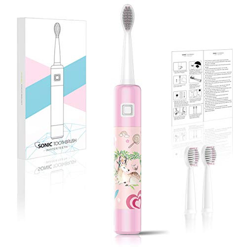 OJV Sonic Care Electric Toothbrush Whitening Teeth Electric Power Cleaning Tool Brush 6 Modes with Smart Timer 2 Toothbrush Heads (Pink) OJV Sonic Care Electric Toothbrush Whitening Teeth Electric Power Cleaning Tool Brush 6 Modes with Smart Timer 2 Toothbrush Heads (Pink)