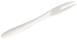Gourmac White Melamine Fork 7.75"