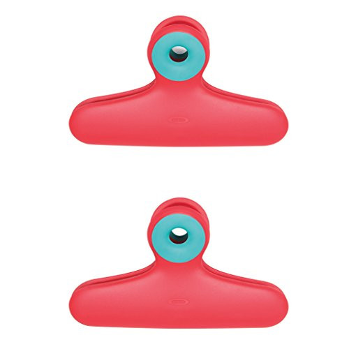 OXO 13141600 Good Grips Bag Clips (2 Pack) - Bright Red,1EA
