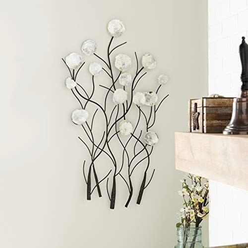 Benzara Metal Capiz Wall Decor Benzara Metal Capiz Wall Decor