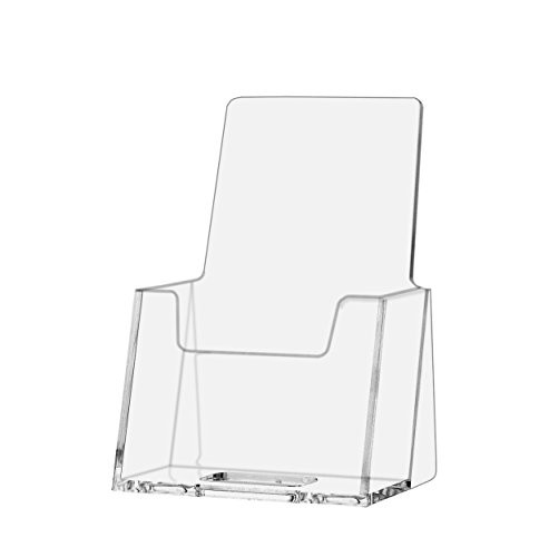 Marketing Holders Vertical Business Card Holder Lot of 10 Counter Top Clear Stands