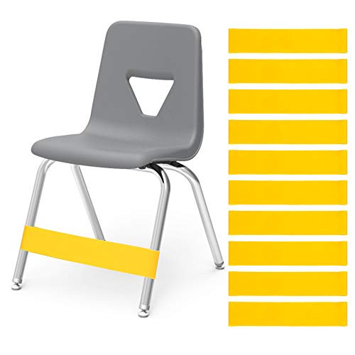 Fidget Bands for Classroom Chairs School Desks, Flexible Seating Bouncy Chair Bands for Kids with Fidgety Feet and Students with ADHD, ADD, Autism Sensory Needs (10 Pack)