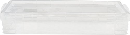 Super Stacker Pencil Box, 8.25 x 1.5 x 4 Inches, Clear, 1 Box (40309)