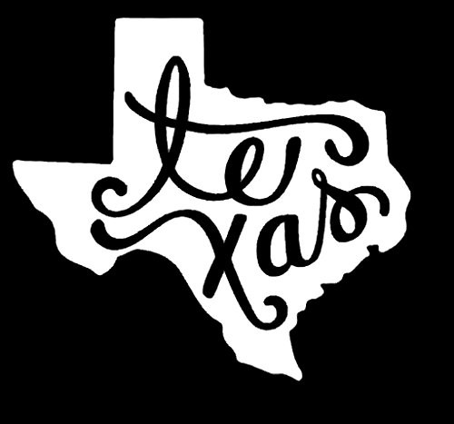 CCI Texas Decal Vinyl Sticker|Cars Trucks Vans Walls Laptop| White |5.5 x 5 in|CCI1501 CCI Texas Decal Vinyl Sticker|Cars Trucks Vans Walls Laptop| White |5.5 x 5 in|CCI1501