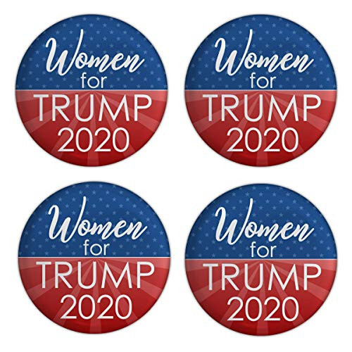 Elephield 2 1/4 inch Women Support for President Trump 2020 Elections Campaign Support Pin Buttons Pack of 20, A
