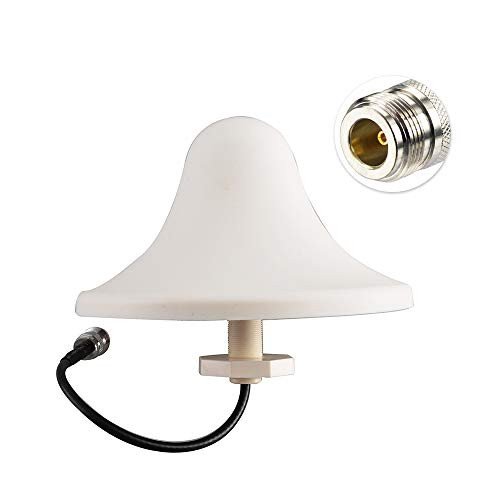 Superbat Ceiling Mount Dome Antenna 3G/4G/GSM/LTE Wide Band Omni-Directional Internal Antenna for Cell Phone Signal Booster Router Gateway etc.