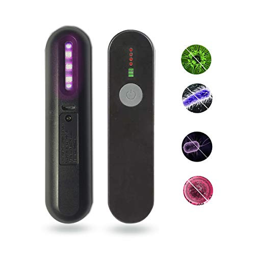 NASKY UV Light Sanitizer Wand Portable, UV-C Mini LED UV Germicidal Lamp Wand Handheld Disinfection Light(Black) NASKY UV Light Sanitizer Wand Portable, UV-C Mini LED UV Germicidal Lamp Wand Handheld Disinfection Light(Black)