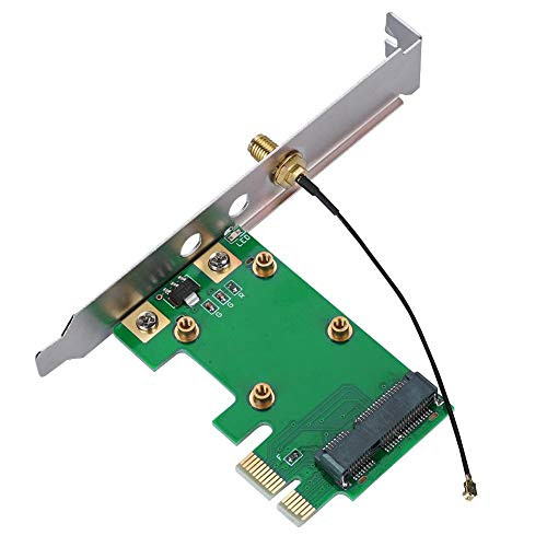 Zerone PCI Express to Mini PCI Express Card Adapter Wireless Network Ethernet LAN Mini PCI-E Riser PC to Laptop Network Card Adapter Converter Antenna WiFi Zerone PCI Express to Mini PCI Express Card Adapter Wireless Network Ethernet LAN Mini PCI-E Riser PC to Laptop Network Card Adapter Converter Antenna WiFi