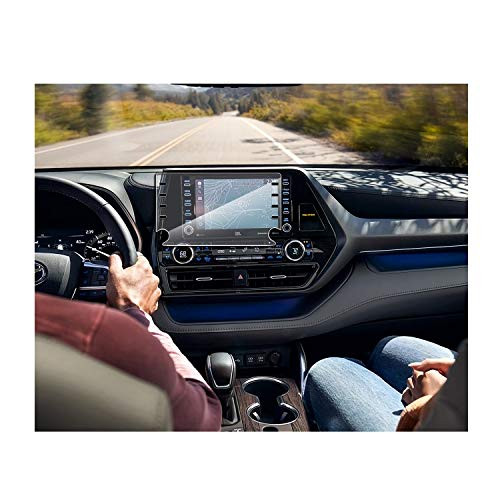 MBSIX Tempered Glass Screen Protector Compatiple with 2020 Highlander 8 Inch Touch Screen,HD Clear,Scratch-Resistant,Anti Glare,Protecting Toyota 8 Inch Screen
