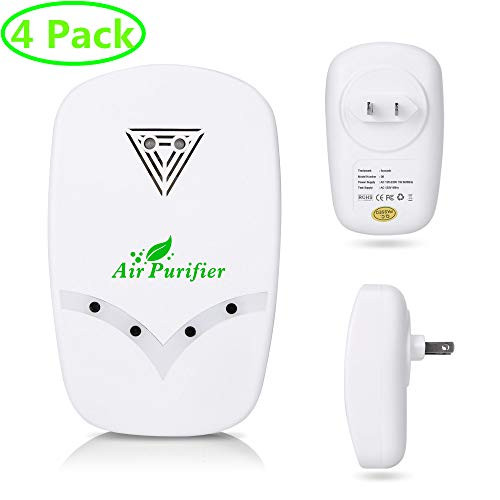 Air Purifier Plug in Mini Smoke Purifier, Portable Odor Eliminator Remove Second-hand smoke & Dust, Compact Odor Eliminator for Home, Office, Travel, Pets