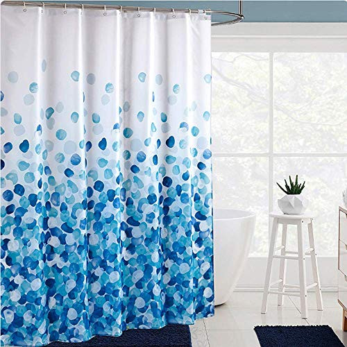 Shower Curtain Waterproof Shower Curtain Liner Polyester Fabric Bathroom Shower Stall Curtains with 12 Hooks Colorful Funny Decorative Bathroom Accessories Standard 72x72 Inches