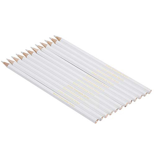 12 Pcs Tailor's Pencil, Water Soluble Pencil Sewing Marking Pencil Dressmaker Practical Tool Wipe off/Wash out Dressmaker's Fabric Marker Pencils For Sewing Dressmakers DIY Craft Markers Pens