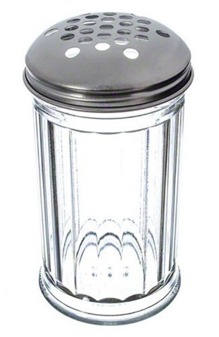 American Metalcraft (SAN319) 12 oz Plastic Cheese Shaker w/Extra Large Holes Lid American Metalcraft (SAN319) 12 oz Plastic Cheese Shaker w/Extra Large Holes Lid