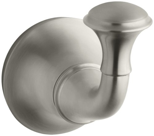 KOHLER K-11275-BN Forte Traditional Robe Hook, Vibrant Brushed Nickel