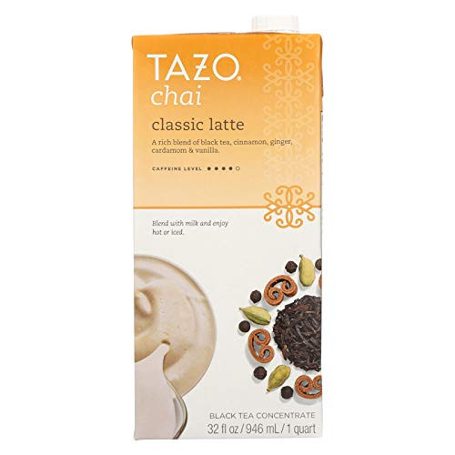 Tazo Concentrate Chai Latte Tea, 32 Ounce - 6 per case.