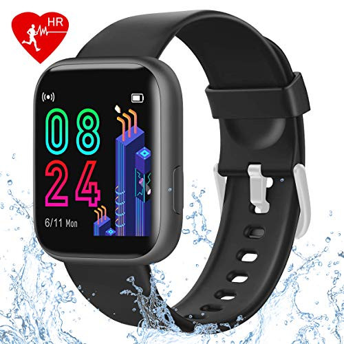 Smart Fitness Tracker Watch, Activity Fitness Tracker with 1.4inch Touch Screen, IP68 Waterproof Smart Watch with Heart Rate Monitor Pedometer Sleep Monitor, Smartwatch for Men Women