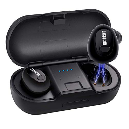 True Wireless Earbuds, Wireless Earbuds Bluetooth 5.0 Wireless Ear Buds, Truly Wireless Earbuds True Wireless Headphones with Microphone Wireless Earbuds with Charging Case for iPhone and Android