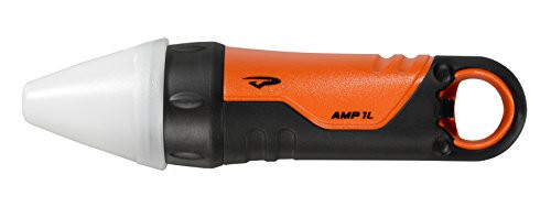 Princeton Tec Amp 1L with Cone LED Flashlight, Orange, 90 Lumens