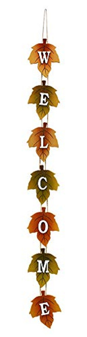 Wood Autumn Welcome Sign Fall Front Door Decor, Rustic Hanging Welcome Door Sign for Autumn Harvest Thanksgiving Halloween Door Wall Decoration Indoor Outdoor 4.25"X36" (1) Wood Autumn Welcome Sign Fall Front Door Decor, Rustic Hanging Welcome Door Sign for Autumn Harvest Thanksgiving Halloween Door Wall Decoration Indoor Outdoor 4.25"X36" (1)