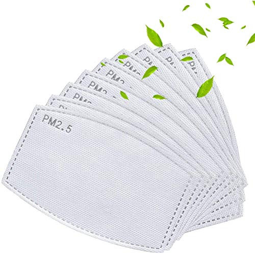 PM2.5 Activated Carbon Filter Replaceable Anti Haze Filter Paper Pad for Mouth Cover (20pcs) (30pcs) (50pcs) (20)