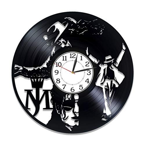 Kovides Michael Jackson Vinyl Clock 12 Inch King of Pop Birthday Gift Idea Moonwalker Vinyl Record Wall Clock Music Handmade Clock for Man and Woman Michael Jackson Original Home Decor Kovides Michael Jackson Vinyl Clock 12 Inch King of Pop Birthday Gift Idea Moonwalker Vinyl Record Wall Clock Music Handmade Clock for Man and Woman Michael Jackson Original Home Decor
