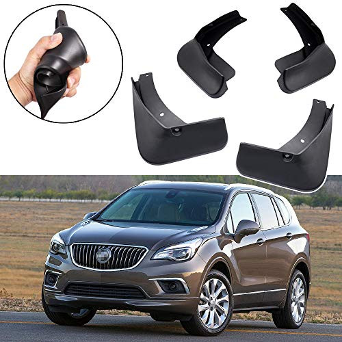 SPEEDLONG 4Pcs Car Mud Flaps Splash Guards Fender Mudguard Compatible with Buick Envision 2016-2020 17 18 19