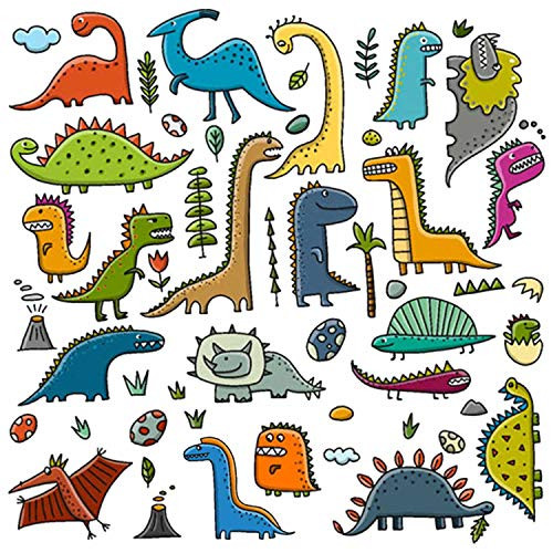 Jurassic World Dinosaurs Decals Decorative Peel Stick Wall Art Sticker Decals for Boys Room or Nursery