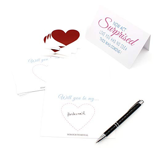 Bridesmaid Scratch Off Card | Will You Be My Bridesmaid Card Premium Bridesmaid Proposal Card Maid of honor Proposal Card Bridesmaid Maid of honor Gift | Set of 8