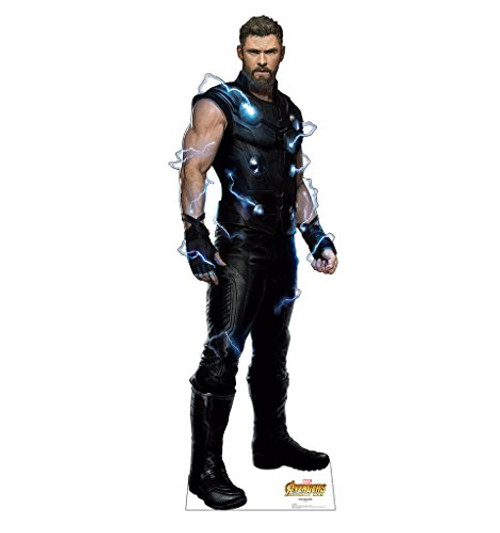 Thor - Marvel's Avengers: Infinity War (2018 Film) - Advanced Graphics Life Size Cardboard Cutout Standup Thor - Marvel's Avengers: Infinity War (2018 Film) - Advanced Graphics Life Size Cardboard Cutout Standup