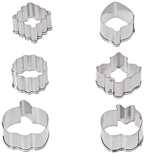 Wilton 2308-0893 Cutter Set on Pie Backer, Mini Wilton 2308-0893 Cutter Set on Pie Backer, Mini