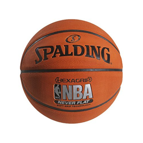 Spalding Neverflat Hexagrip Indoor/Outdoor Soft Grip Basketball (Size 6 /28.5")