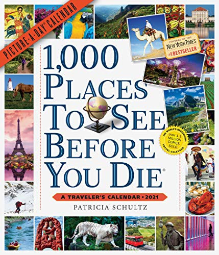 1000 Places to See Before You Die Picture-A-Day Wall Calendar 2021 [12" x 14" Inches]