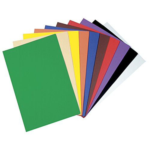 Creativity Street Pacon WonderFoam Sheets, 9-inches x 12-inches, Assorted Colors, 10 Sheets (AC4318)